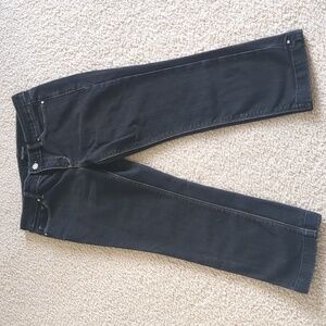 WHBM Black Crop Capris Jean - Size 0